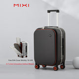 Mixi Patent Design Aluminum Frame Suitcase Carry On Rolling Luggage