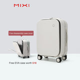 Mixi Patent Design Aluminum Frame Suitcase Carry On Rolling Luggage