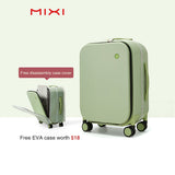 Mixi Patent Design Aluminum Frame Suitcase Carry On Rolling Luggage