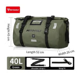 Motorcycle Waterproof Tail Bag Travel Outdoor Dry Luggage Roll Pack