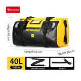 Motorcycle Waterproof Tail Bag Travel Outdoor Dry Luggage Roll Pack