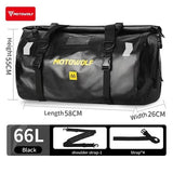 Motorcycle Waterproof Tail Bag Travel Outdoor Dry Luggage Roll Pack