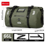 Motorcycle Waterproof Tail Bag Travel Outdoor Dry Luggage Roll Pack