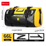 Motorcycle Waterproof Tail Bag Travel Outdoor Dry Luggage Roll Pack