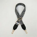 Narrow Shoulder Strap Adjustable Women's Bag Belts with Ethnic Color