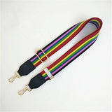 Narrow Shoulder Strap Adjustable Women's Bag Belts with Ethnic Color