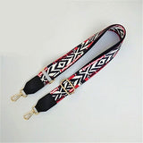 Narrow Shoulder Strap Adjustable Women's Bag Belts with Ethnic Color