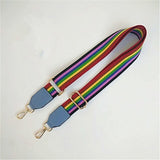 Narrow Shoulder Strap Adjustable Women's Bag Belts with Ethnic Color