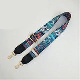 Narrow Shoulder Strap Adjustable Women's Bag Belts with Ethnic Color