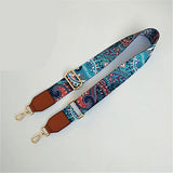 Narrow Shoulder Strap Adjustable Women's Bag Belts with Ethnic Color