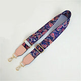 Narrow Shoulder Strap Adjustable Women's Bag Belts with Ethnic Color