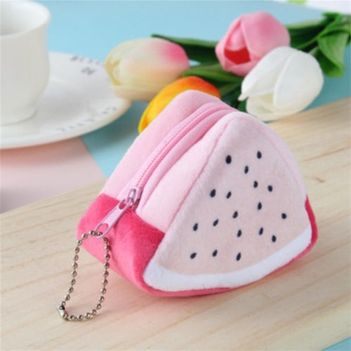 New Cute Fruit Wallet Plush Coin Purse Women Change Purse Money Bag