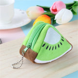 New Cute Fruit Wallet Plush Coin Purse Women Change Purse Money Bag