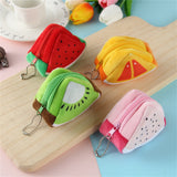 New Cute Fruit Wallet Plush Coin Purse Women Change Purse Money Bag