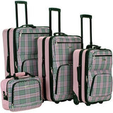 New Fashionable 4 Piece Softside Expandable Luggage Set   for