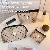 New Mesh Transparent Cosmetic Bags Small Large Clear Black Makeup Bag