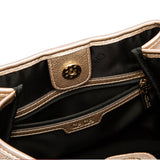 New Pu Bucket Bag Fashion Stitching Wild Messenger Brand Women's