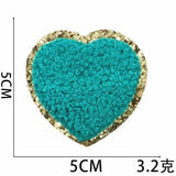 Bag Embroidery Accessory | Sequin Heart Patch | Embroidery Bag Patch |