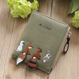 Wallet Women lovely Cute Animals