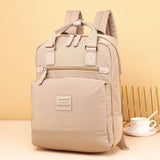 Fashion student bags simple light backpack short-distance travel bag trend summer autumn package high school backpack spot