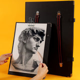 Sketch model 4K backpack beauty style special sketch portable speed-write board sketch 8K folding paint can be back