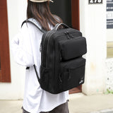 Cross-border new large capacity computer back shoulders air cushion shoulders high school college student bag outdoor travel backpack male