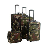 Rockland Luggage Journey 4 Piece Softside Expandable Luggage Set| |