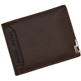 Mens Wallet Leather Bifold Wallet Slim Fashion