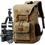 camera bag Canvas Batik Waterproof Photography Outdoor Wear-resistant Large Photo Camera for Fujifilm Nikon Canon Sony Backpack