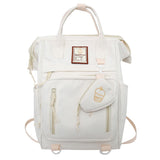 JULYCCINO Double Zipper Multifunction Women Backpack School Bags Teenage Girls Student Shoulder Bag Laptop Backpack Cute Mochila