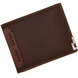 Mens Wallet Leather Bifold Wallet Slim Fashion