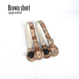 TANQU Long Short flat Faux Snake Skin handles for Obag Adjustable