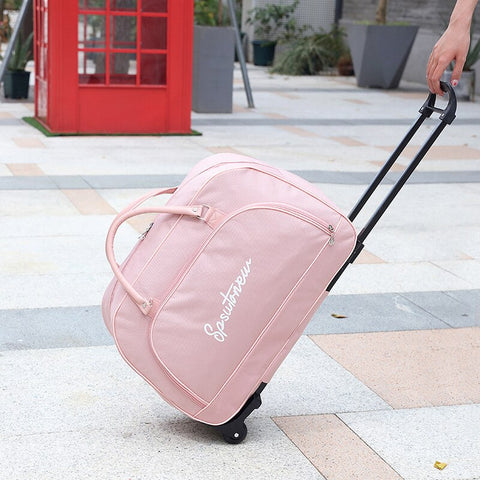 Travel Suitcase Trolley Bag with Wheels Large Capacity Luggage Bags