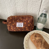 Travel Bag Women Cosmetic Organizer Bag | Corduroy Cosmetics Organizer