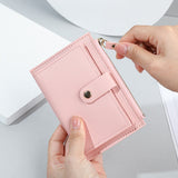 Women Short Wallet Fashion Simple PU Leather Small Purse Ladies Card