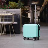XZAN 17 Inch Small Suitcase on Wheels Ladies 14 inch Mini Cabin