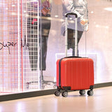 XZAN 17 Inch Small Suitcase on Wheels Ladies 14 inch Mini Cabin