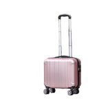 XZAN 17 Inch Small Suitcase on Wheels Ladies 14 inch Mini Cabin