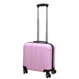XZAN 17 Inch Small Suitcase on Wheels Ladies 14 inch Mini Cabin