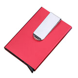 luxury credit card holder Men Women Aluminum Slim