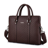 Men's Briefcase New Fashion Shoulder Bag Double Layers Laptop Bag Large Capacity Male Business Handbag Travel Bag for Man Gifts for Men