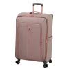 London Fog Newcastle 28" 8-Wheel Spinner, Rose Charcoal Herringbone