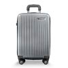Briggs & Riley Sympatico Domestic Carry-On Expandable Spinner (Silver)