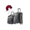 Samsonite Leverage LTE 3 Piece Carry-On Bundle | 20", Wheeled Boarding Bag, Travel Pillow