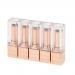 Baoblaze Durable 5Pcs 12ml DIY Empty Lip Balm Tube Lipstick Refillable Container Bottle Rose Golden