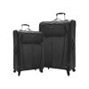 Skyway Luggage Mirage Superlight 2-Piece Set | 20" and 28" Expandable Spinners (Black - 20/28")