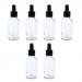 Baoblaze 6 Packs 50ml Refillable Glass Dropper Bottles - Multi-purpose Empty Essential Oil Vials