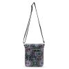 Sakroots Unisex-adults Artist Circle Small Flap Messenger, Onyx Wanderlust