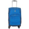 Delsey Luggage D-Lite Softside 21-Inch Carry-On Lightweight Expandable Spinner (Blue)