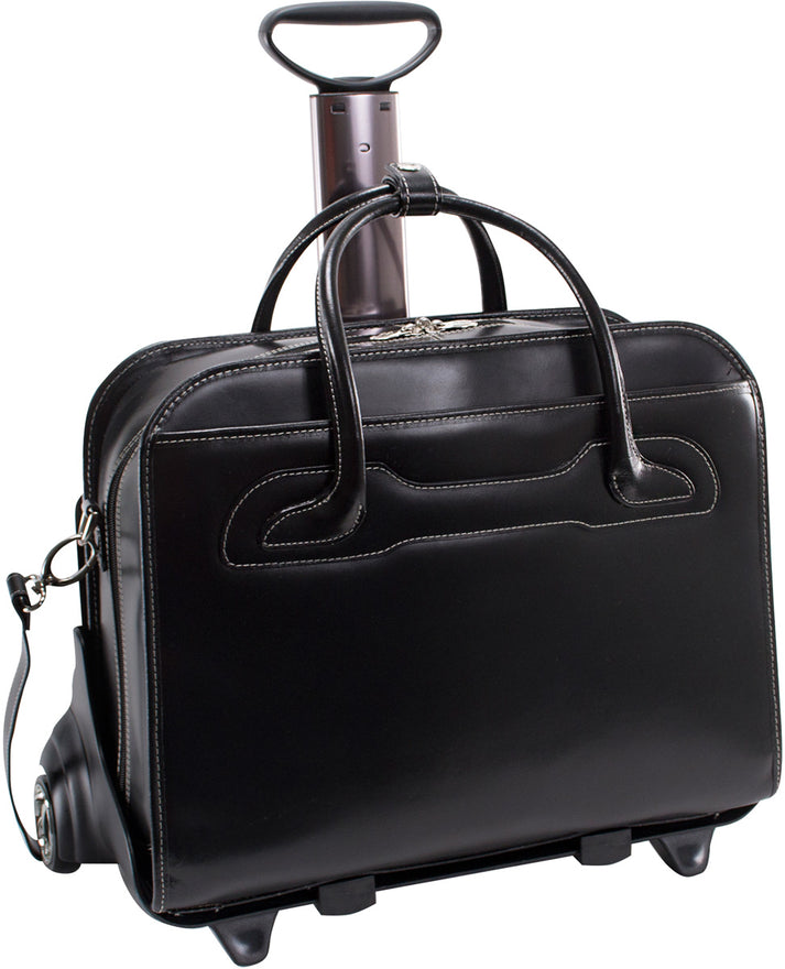 McKlein W Series Willowbrook Leather Wheeled Ladies Case